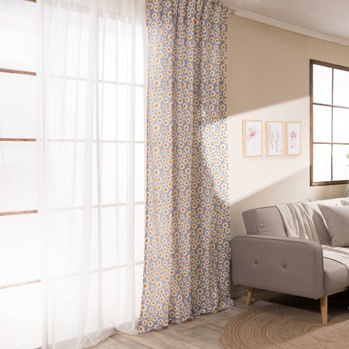 Κουρτίνες, στόρια Anesis Home - ΣΗΜΑΝΤΙΚΟ: Σε περίπτωση διαφοράς τιμής από το κατάστημα ισχύει παντα και μόνο η τιμή του καταστήματος Κουρτίνα Teoran (Έτοιμη Ραμμένη) Floreta 11 - 140x275cm