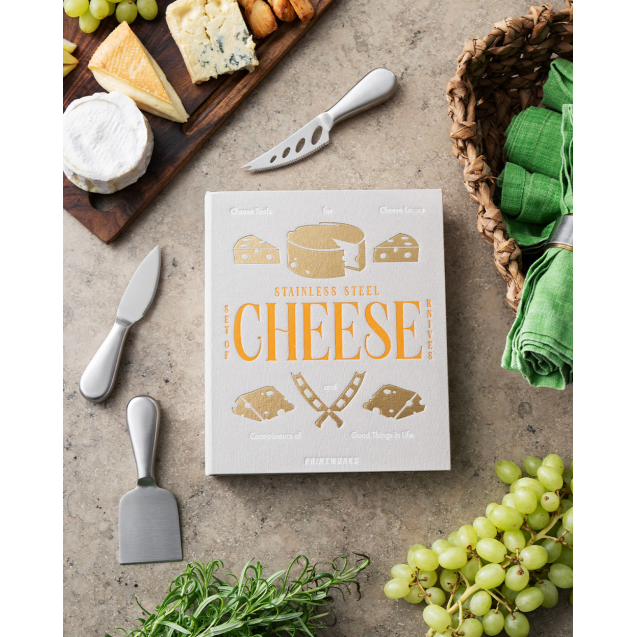 Σετ Μαχαίρια Τυριού Printworks BR78863