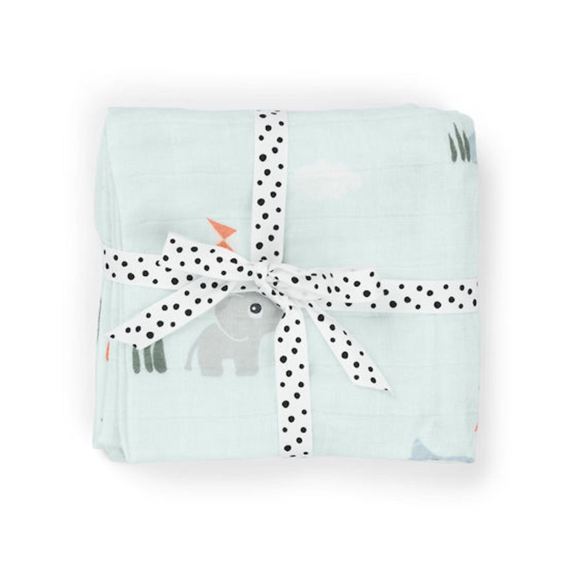 Πάνα Αγκαλιάς Done By Deer Playground Blue 65X65 BR79671