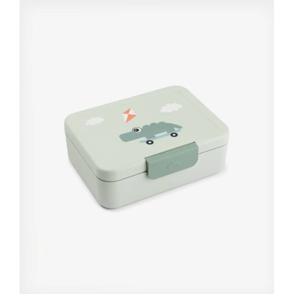 Δοχείο Φαγητού Done By Deer Playground Green Με Χωρίσματα...