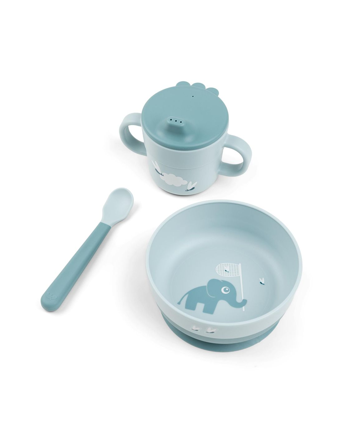 Σετ Φαγητού 3τεμ. Done By Deer first meal elphee blue BR79540