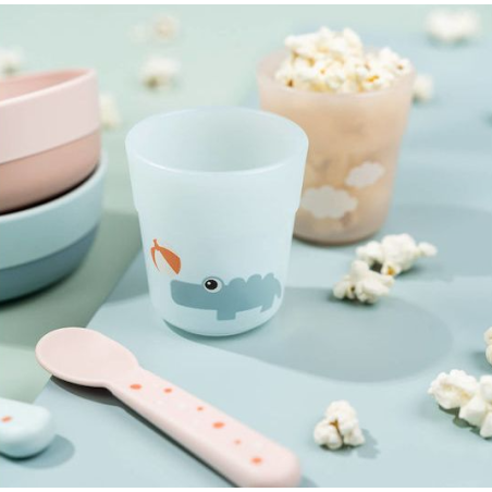 Σετ Φαγητού 3τεμ. Done By Deer first meal playground blue BR79539