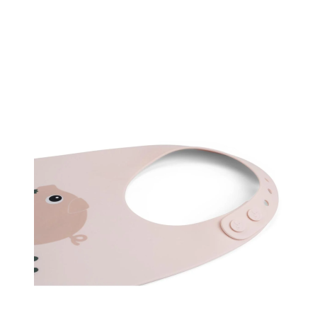 Παιδική Σαλιάρα Από Σιλικόνη Pigee Powder Done By Deer BR79533