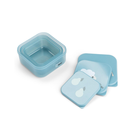 Σετ 3 Τεμαχίων Snack Box Done by Deer Tiny Farm Blue 240ml 370ml 540ml BR79520
