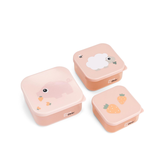 Σετ 3 Τεμαχίων Snack Box Done by Deer Tiny Farm Powder...