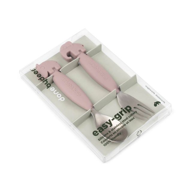 Σετ Κουτάλι και Πιρούνι με Λαβή Σιλικόνης Done...