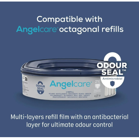 Κάδος Απόρριψης Παιδικής Πάνας Angelcare Xl White AD8000XL-DE BR79481