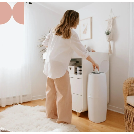 Κάδος Απόρριψης Παιδικής Πάνας Angelcare Xl White AD8000XL-DE BR79481