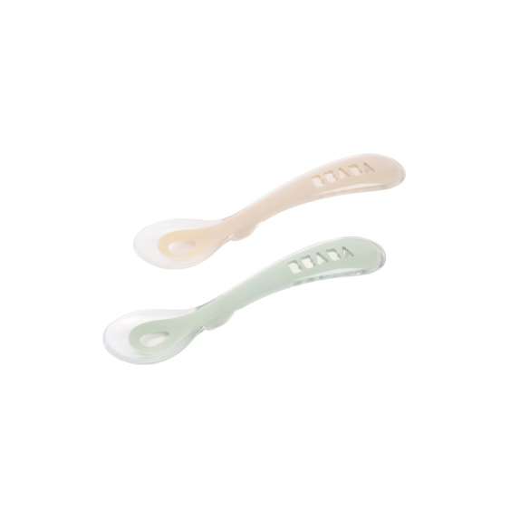 Σετ 2 Τεμαχίων Κουτάλια Σιλικόνης Beaba Με Κουτί...