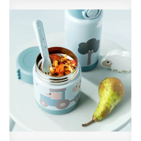 Ισοθερμικο Δοχειο Φαγητου 300ml tiny Farm Done by Deer Blue BR79652