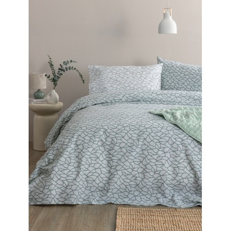 Σετ Σεντόνια Υπέρδιπλα με Λάστιχο 4 Τεμαχίων Palamaiki Fl6296 170x200+30