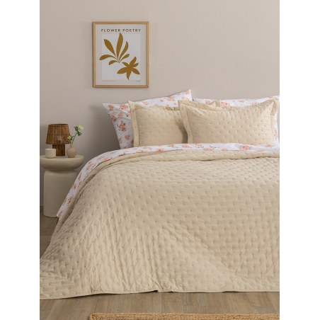 Σετ Κουβερλί Ημίδιπλο 2 Τεμαχίων Palamaiki Nico/2 Beige 160x240