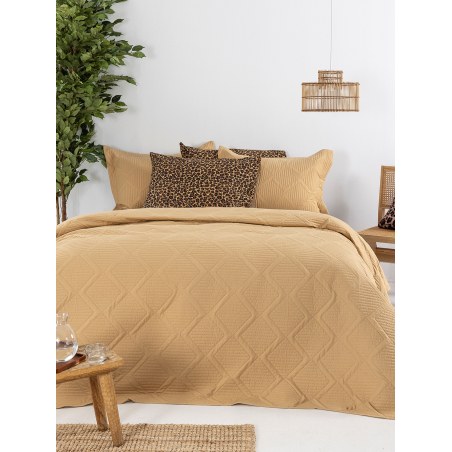 Σετ Κουβερλί Ημίδιπλο 2 Τεμαχίων Palamaiki Sam Latte 160x240