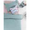 Σετ Κουβερλί Υπέρδιπλο 3 Τεμαχίων Palamaiki Sam Denim 220x240