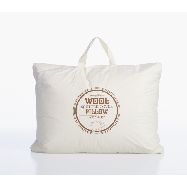 Μαξιλάρι Ύπνου Σκληρό Nef-Nef Wool Beige 50x70