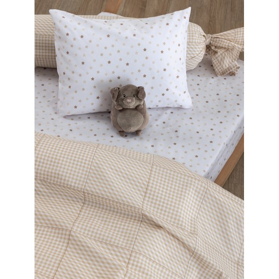 Σεντόνι Μονό Palamaiki Bb101 Beige 170x260