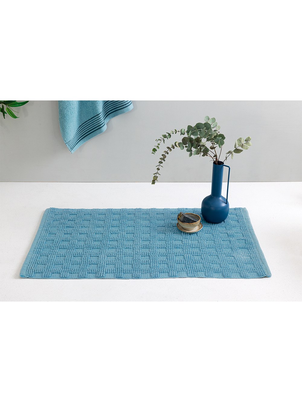 Ταπέτο Μπάνιου Palamaiki Sunu Blue 50x80