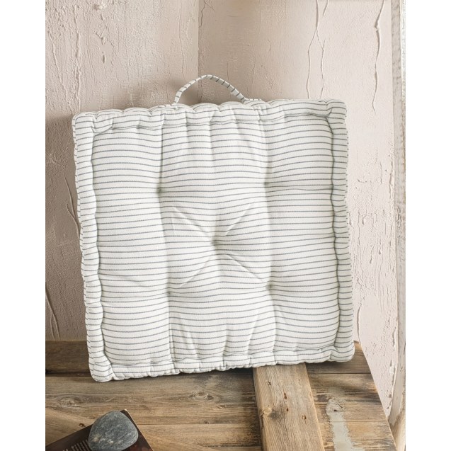 Μαξιλάρι Δαπέδου Rythmos Linen Φυσικό 50x50x10