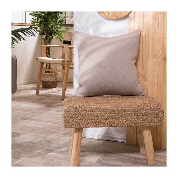 Μαξιλαροθήκη Teoran Napoli 03 - 65x65cm δαπέδου με γέμιση