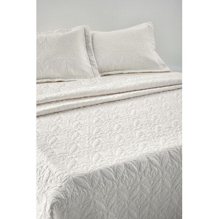 Σετ Κουβερλί King Size 3 Τεμαχίων Kentia Aspara White 260x250