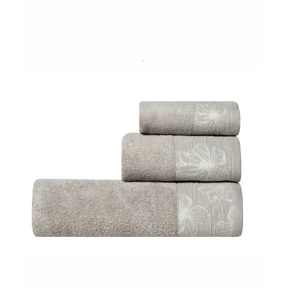 Σετ Πετσέτες 3 Τεμαχίων Kentia Belagio 22 Grey...