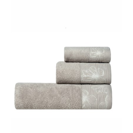 Σετ Πετσέτες 3 Τεμαχίων Kentia Belagio 22 Grey 70x140,50x90,30x50