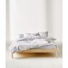 Σετ Σεντόνια Υπέρδιπλα 4 Τεμαχίων Kentia Breza 18 Dusty Pink- Lilac- Light Green 240x270