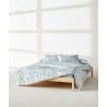 Σετ Σεντόνια Ημίδιπλα 3 Τεμαχίων Kentia Breza 33 Blue Grey- Mint Green- Dusty Pink 190x270