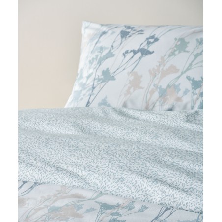 Σετ Σεντόνια Ημίδιπλα 3 Τεμαχίων Kentia Breza 33 Blue Grey- Mint Green- Dusty Pink 190x270