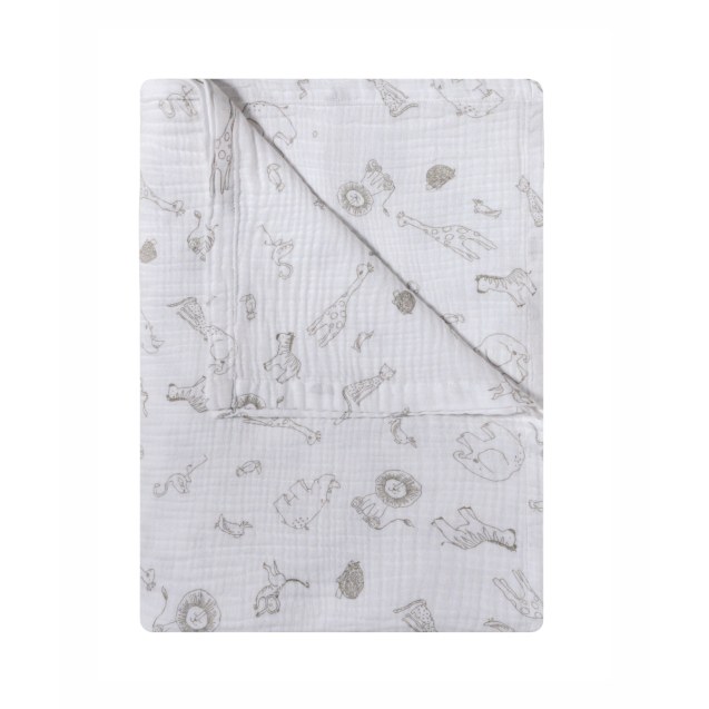 Κουβέρτα Κούνιας kentia Canopy A Beige-White...