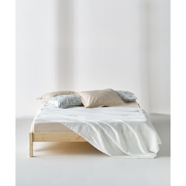 Κουβέρτα Πικέ Μονή Kentia Cecilia 0 White 160x240