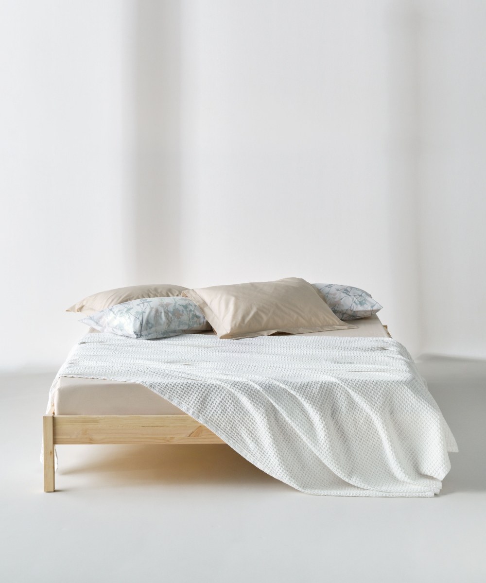 Κουβέρτα Πικέ Υπέρδιπλη Kentia Cecilia 0 White 220x240