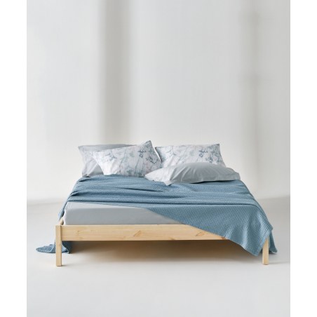Κουβέρτα Πικέ Μονή Kentia Cecilia 19 Blue 160x240