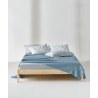 Κουβέρτα Πικέ Μονή Kentia Cecilia 19 Blue 160x240