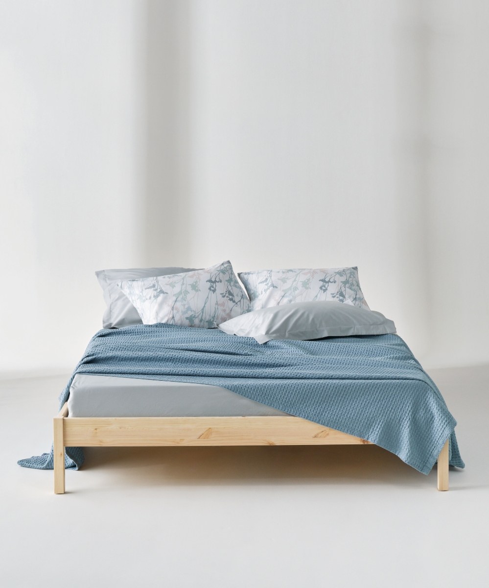 Κουβέρτα Πικέ Υπέρδιπλη Kentia Cecilia 19 Blue 220x240