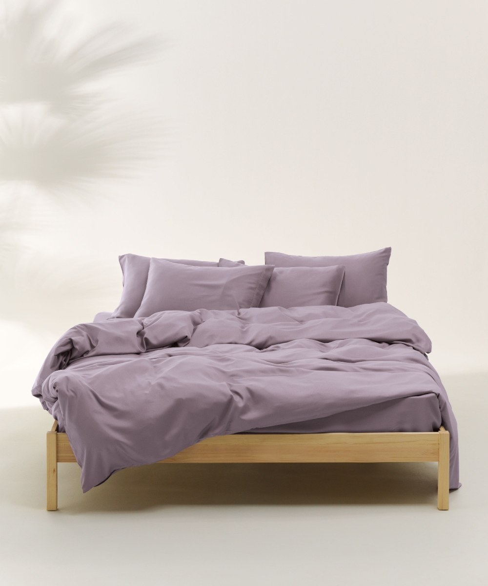 Σετ Παπλωματοθήκη Υπέρδιπλη 3 Τεμαχίων Kentia Celeste 14 Dusty Pink 220x240