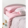 Σετ Παιδικά Σεντόνια Μονά 3 Τεμαχίων Kentia Cereza Baby Pink-Green 160x245