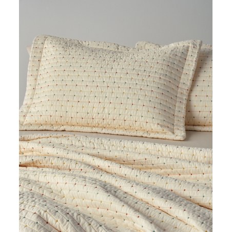 Σετ Κουβερλί Ημίδιπλο 2 Τεμαχίων Kentia Cristofer 6 Cream-Green-Orange-Yellow 180x240