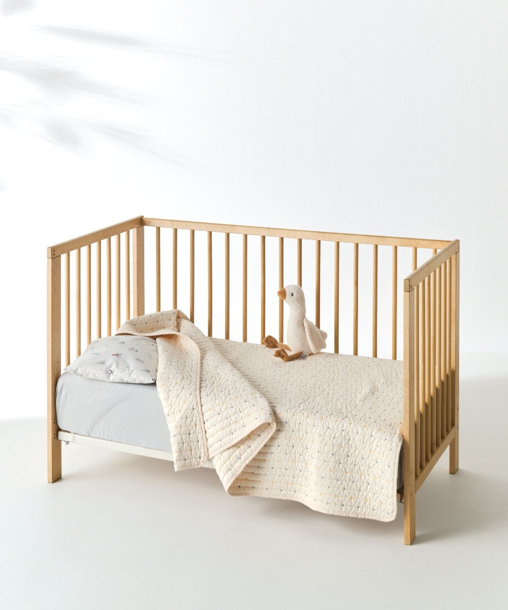 Κουβερλί Κούνιας Kentia Cristofer 19 Cream-Green-Yello-Blue 110x140