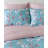 Σετ Μαξιλαροθήκες 2 Τεμαχίων Kentia Darlyn Ciel-Pink-White-Yellow 50x70
