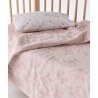 Κουβέρτα Κούνιας kentia Eliza Pink 100x140