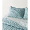 Σετ Κουβερλί Μονό 2 Τεμαχίων Kentia Evanthia 2 Mint Green- White 160x220