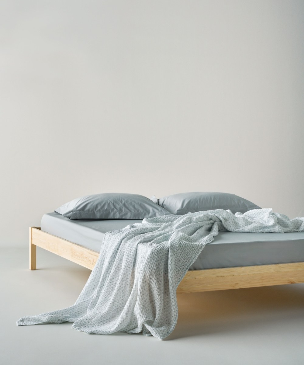 Κουβέρτα Ημίδιπλη Kentia Evanthia 02A White-Mint 180x240