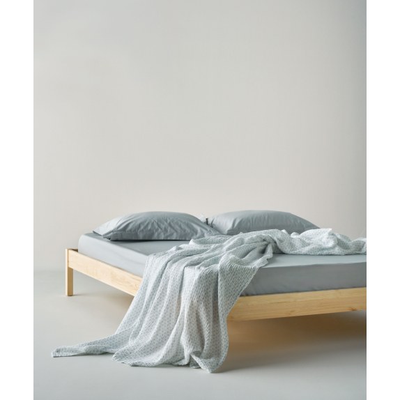 Κουβέρτα Υπέρδιπλη Kentia Evanthia 02A White-Mint 220x240