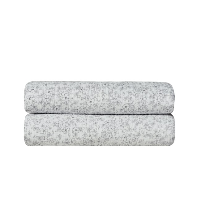 Κουβέρτα Ημίδιπλη Kentia Evanthia 22 White-Grey...