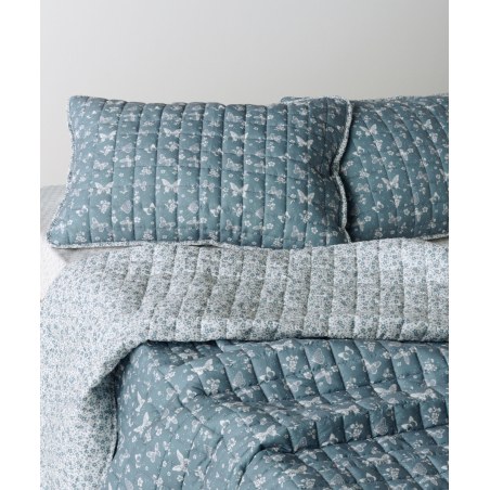 Σετ Κουβερλί Μονό 2 Τεμαχίων Kentia Evanthia 22 Grey- White 160x220