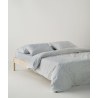 Σετ Σεντόνια Υπέρδιπλα 4 Τεμαχίων Kentia Evanthia 22 Grey- White 240x270