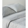 Σετ Σεντόνια Υπέρδιπλα 4 Τεμαχίων Kentia Evanthia 22 Grey- White 240x270