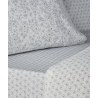 Σετ Σεντόνια Υπέρδιπλα 4 Τεμαχίων Kentia Evanthia 22 Grey- White 240x270
