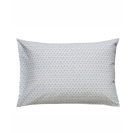 Σετ Μαξιλαροθήκες 2 Τεμαχίων Kentia Evanthia 22A Grey- White 50x70